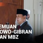 VIDEO: Prabowo dan Gibran bertemu MBZ di Abu Dhabi